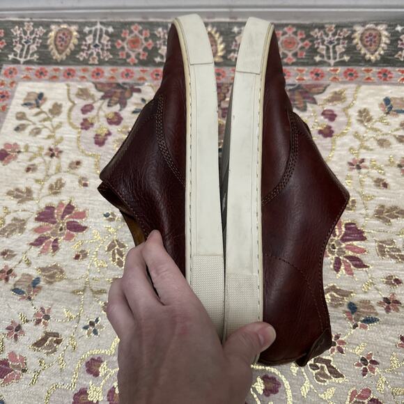 Frye Shoes Men Size 10 Brown Casual Sneaker Leather Style 7200043 - Picture 8 of 10